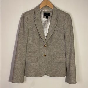 J.Crew Schoolboy Herringbone Wool Blazer - Size 6